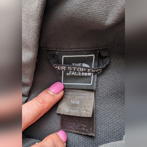 The North Face Apex Bionic Women’s Jacket Graphite Gray Softshell Zip Up Size M - Picture 7 of 16